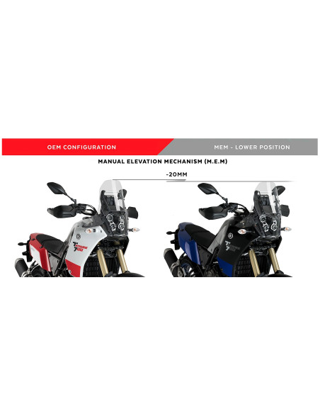 Système de reglage PUIG MEM de hauteur de bulle - YAMAHA