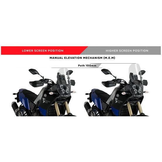 Système de reglage PUIG MEM de hauteur de bulle - YAMAHA