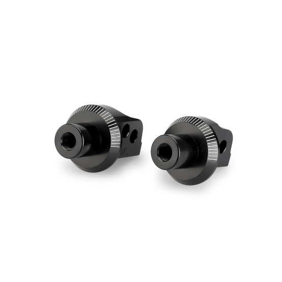 Adaptateurs PUIG repose-pieds passager - BENELLI TRK 702 / TRK 702 X 2023-2026 - QJ MOTOR SRT 450RX 2026 - SRT 600SX 2025-2026