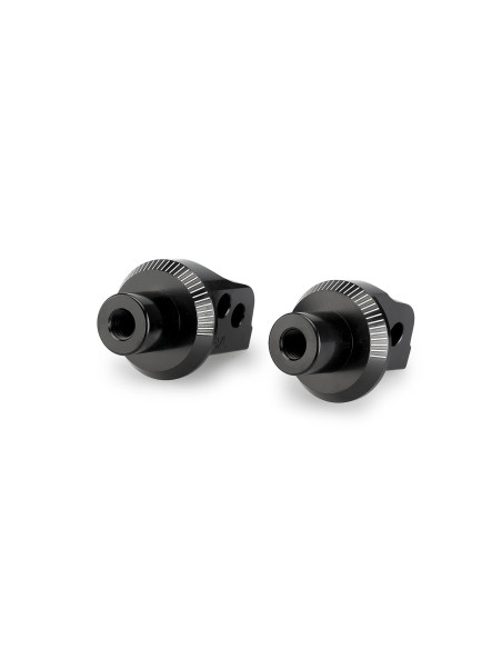 Adaptateurs PUIG repose-pieds passager - BENELLI TRK 702 / TRK 702 X 2023-2026 - QJ MOTOR SRT 450RX 2026 - SRT 600SX 2025-2026
