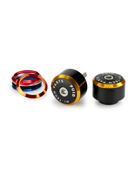 Embouts de guidon PUIG Balance avec anneaux M6 - HONDA FORZA 125 / FORZA 350 / SCOOPY SH350I 2025-2026 - MSX125 GROM 2021-2025