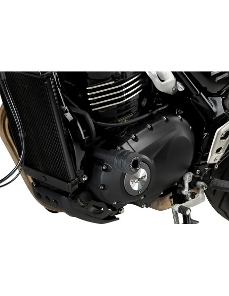 Tampons protection PUIG Vintage 2.0 - TRIUMPH SCRAMBLER 400X 2024-2025 - SPEED 400 2024-2026 - THRUXTON 400 / TRACKER 400 2026