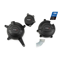 Kit protections de carter moteur PUIG - HONDA CB500 HORNET / NX500 2024-2026 - CB500F / CB500X 2022-2024 - CBR500R 2022-2026