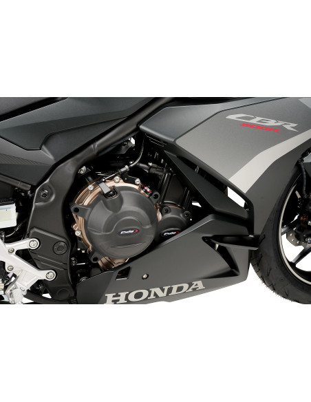 Kit protections de carter moteur PUIG - HONDA CB500 HORNET / NX500 2024-2026 - CB500F / CB500X 2022-2024 - CBR500R 2022-2026
