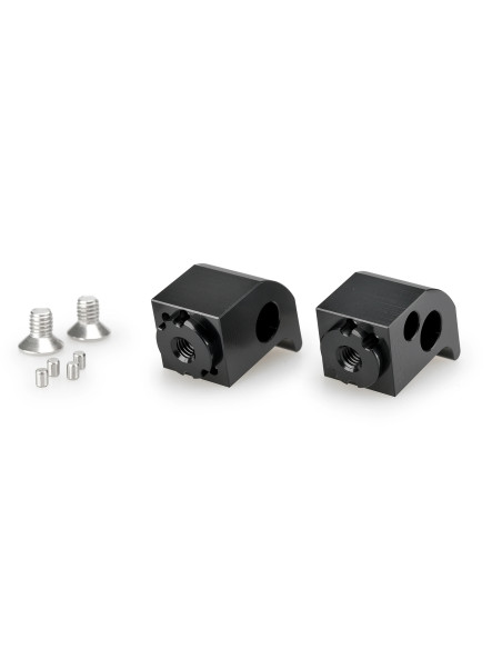 Adaptateurs PUIG réglables repose-pieds passager - YAMAHA TRACER 7 / TRACER 7 GT 2021-2024 - TRACER 700 / TRACER 700 GT 2020