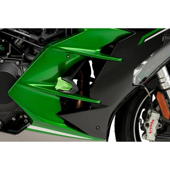 Tampons protection PUIG S19 - KAWASAKI NINJA H2 SX 2018-2026 - NINJA H2 SX SE 2022-2026 - Z H2 2020-2026 - Z H2 SE 2021-2026