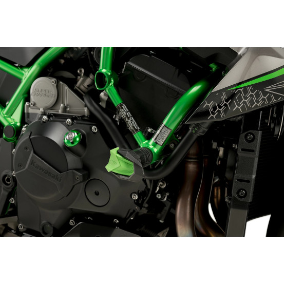 Tampons protection PUIG S19 - KAWASAKI NINJA H2 SX 2018-2026 - NINJA H2 SX SE 2022-2026 - Z H2 2020-2026 - Z H2 SE 2021-2026