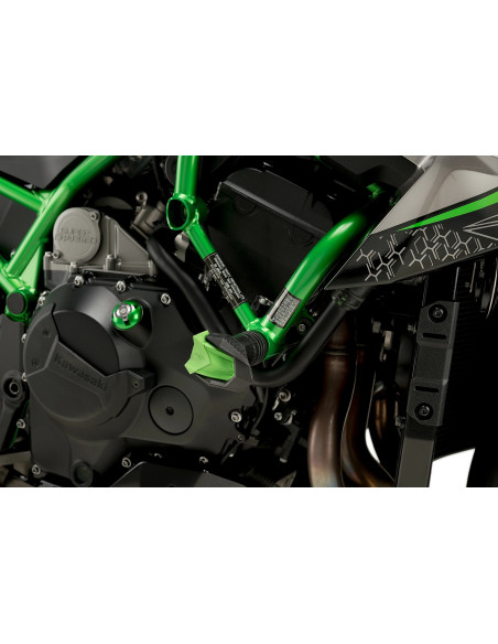 Tampons protection PUIG S19 - KAWASAKI NINJA H2 SX 2018-2026 - NINJA H2 SX SE 2022-2026 - Z H2 2020-2026 - Z H2 SE 2021-2026