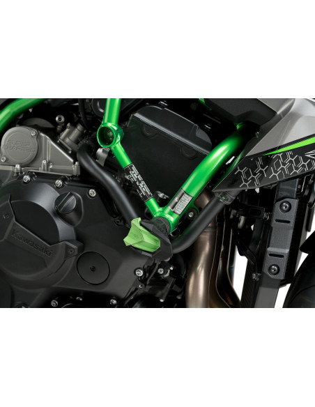Tampons protection PUIG S19 - KAWASAKI NINJA H2 SX 2018-2026 - NINJA H2 SX SE 2022-2026 - Z H2 2020-2026 - Z H2 SE 2021-2026