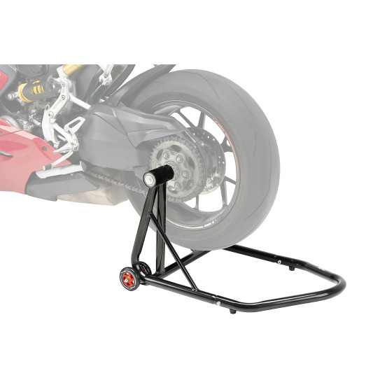 Béquille de stand arrière PUIG 3656 pour bras oscillant monobras avec transmission côté gauche diamètre axe 28,40 mm - HONDA