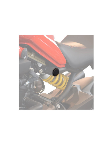 Bouchon de cadre PUIG - DUCATI MONSTER 1200 / MONSTER 1200 S / MONSTER 821 / MONSTER 821 DARK / MONSTER 821 STRIPE 2014-2016