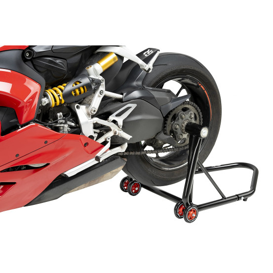 Béquille de stand arrière PUIG pour bras oscillant monobras avec transmission côté gauche diamètre axe 42,40 mm - MV AGUSTA