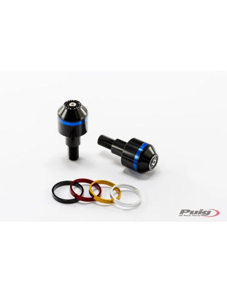 Embouts de guidon PUIG courts avec anneaux M12/150 - BMW C600 SPORT 2012-2015 - C650 GT 2012-2023 - C650 SPORT 2016-2023