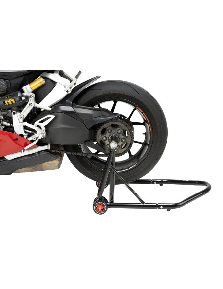 Béquille de stand arrière PUIG pour bras oscillant monobras avec transmission côté gauche diamètre axe 40,70 mm - DUCATI