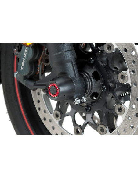 Tampons de protection PUIG de fourche PHB19 - HONDA CB1000R BLACK EDITION 2021-2025 - CB1000R NEO SPORTS CAFE 2018-2025
