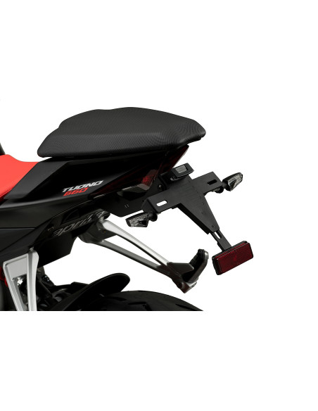 Support de plaque PUIG - APRILIA RS 660 / TUONO 660 2021-2026 - RS 660 FACTORY 2025-2026 - TUONO 660 FACTORY 2022-2026