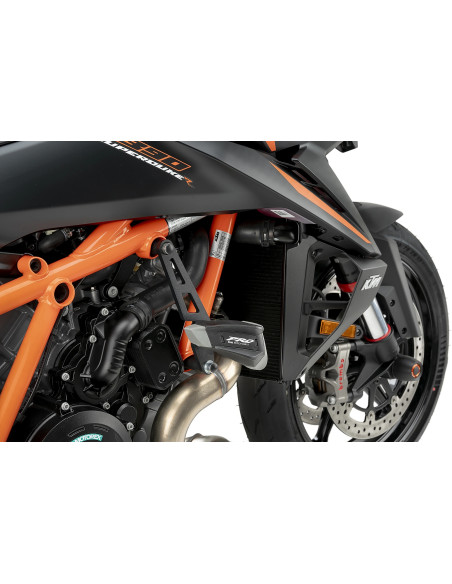 Tampons protection PUIG Pro 2.0 - KTM 1290 SUPERDUKE R 2020-2023 - 1390 SUPER DUKE R / 1390 SUPER DUKE R EVO 2024-2026