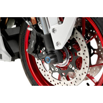 Tampons de protection PUIG de fourche PHB19 - SUZUKI GSX-8R 2024-2026 - GSX-8S 2023-2026 - GSX-8T / GSX-8TT 2025-2026 2