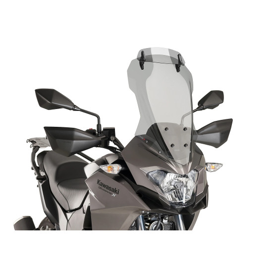 Bulle PUIG Touring avec déflecteur - KAWASAKI VERSYS-X 300 / VERSYS-X 300 ADVENTURE / VERSYS-X 300 URBAN 2017-2020