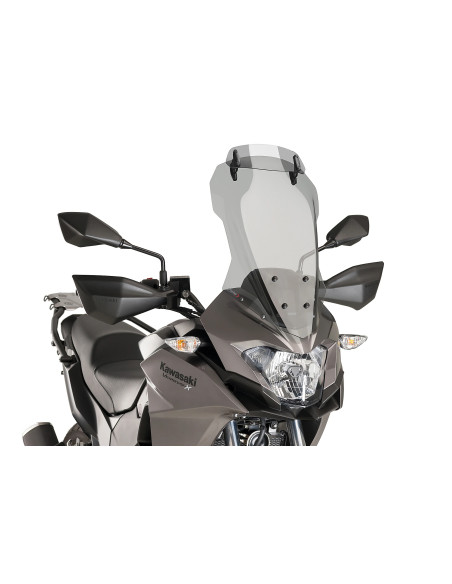 Bulle PUIG Touring avec déflecteur - KAWASAKI VERSYS-X 300 / VERSYS-X 300 ADVENTURE / VERSYS-X 300 URBAN 2017-2020