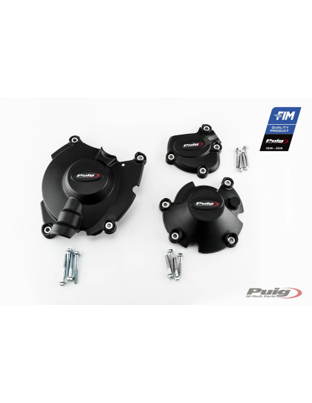 Kit protections de carter moteur PUIG Track - YAMAHA YZF-R1 2015-2025 - YZF-R1 RACE 2024-2026 - YZF-R1M 2016-2026
