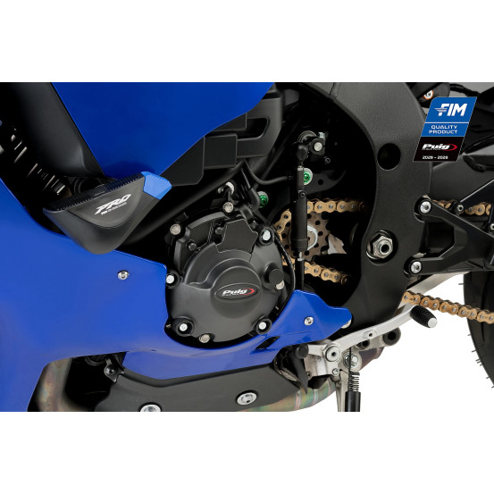 Kit protections de carter moteur PUIG Track - YAMAHA YZF-R1 2015-2025 - YZF-R1 RACE 2024-2026 - YZF-R1M 2016-2026