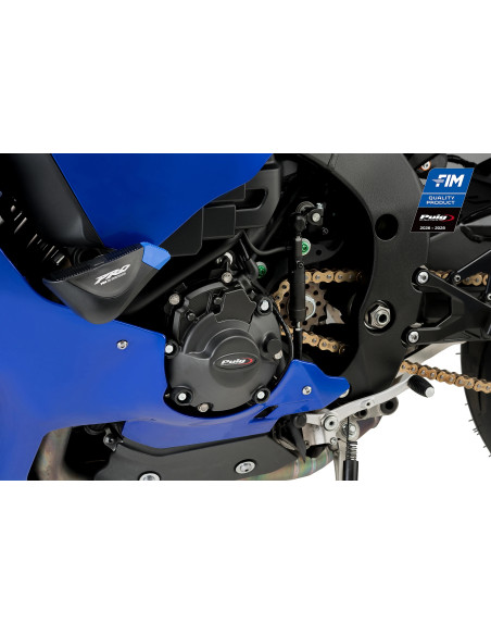 Kit protections de carter moteur PUIG Track - YAMAHA YZF-R1 2015-2025 - YZF-R1 RACE 2024-2026 - YZF-R1M 2016-2026