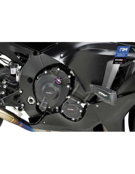 Kit protections de carter moteur PUIG Track - YAMAHA YZF-R1 2015-2025 - YZF-R1 RACE 2024-2026 - YZF-R1M 2016-2026