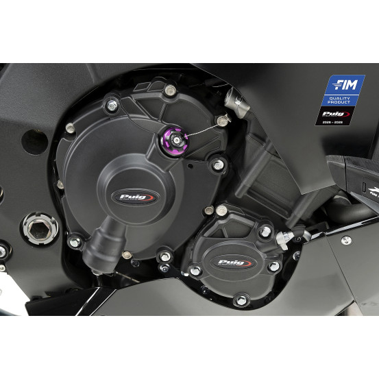Kit protections de carter moteur PUIG Track - YAMAHA YZF-R1 2015-2025 - YZF-R1 RACE 2024-2026 - YZF-R1M 2016-2026