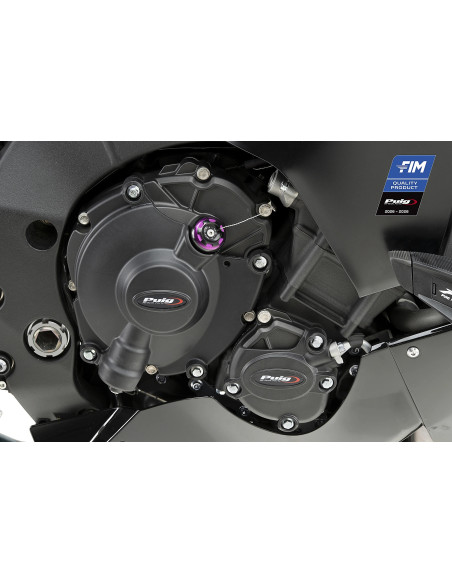 Kit protections de carter moteur PUIG Track - YAMAHA YZF-R1 2015-2025 - YZF-R1 RACE 2024-2026 - YZF-R1M 2016-2026