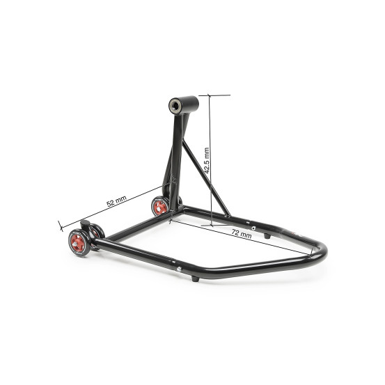 Béquille de stand arrière PUIG pour bras oscillant monobras avec transmission côté droit diamètre axe 53 mm - BMW
