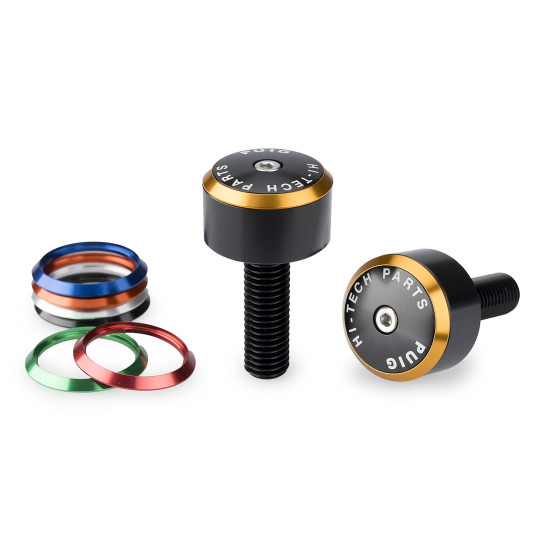 Embouts de guidon PUIG Balance avec anneaux M12/175 - BMW F800R 2015-2019 - S1000R 2014-2020 - S1000RR 2009-2018