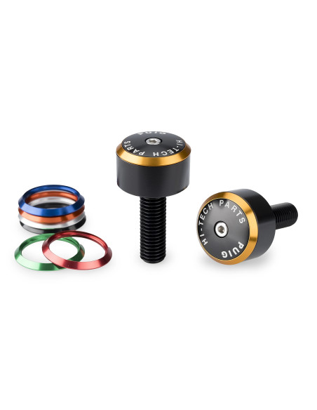 Embouts de guidon PUIG Balance avec anneaux M12/175 - BMW F800R 2015-2019 - S1000R 2014-2020 - S1000RR 2009-2018