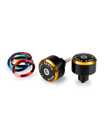 Embouts de guidon PUIG Balance avec anneaux M6 - KAWASAKI NINJA 650 / Z650 2020-2026 - NINJA 7 HYBRID 2024-2026