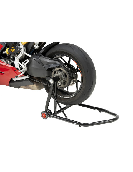 Béquille de stand arrière PUIG pour bras oscillant monobras avec transmission côté gauche diamètre axe 21,50 mm