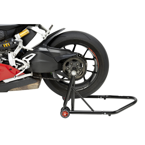 Béquille de stand arrière PUIG pour bras oscillant monobras avec transmission côté gauche diamètre axe 21,50 mm
