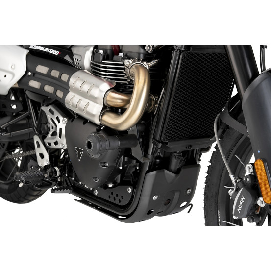 Tampons protection PUIG Vintage 2.0 - TRIUMPH SCRAMBLER 1200X / SCRAMBLER 1200XE 2024-2026 - SCRAMBLER 900 2026