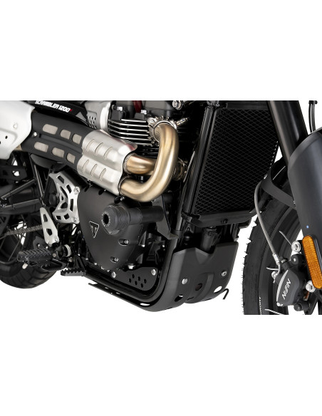 Tampons protection PUIG Vintage 2.0 - TRIUMPH SCRAMBLER 1200X / SCRAMBLER 1200XE 2024-2026 - SCRAMBLER 900 2026