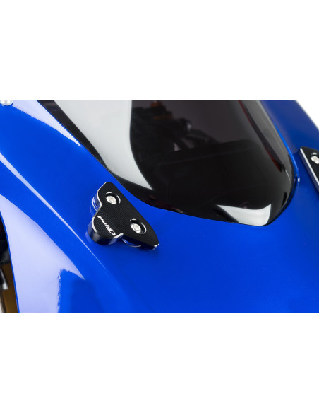 Obturateurs PUIG de rétroviseurs - YAMAHA YZF-R1 2015-2019 - YZF-R6 2017 - YZF-R7 2022-2026 - YZF-R9 2025-2026