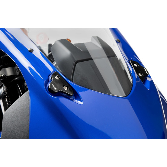 Obturateurs PUIG de rétroviseurs - YAMAHA YZF-R1 2015-2019 - YZF-R6 2017 - YZF-R7 2022-2026 - YZF-R9 2025-2026