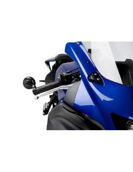 Obturateurs PUIG de rétroviseurs - YAMAHA YZF-R1 2015-2019 - YZF-R6 2017 - YZF-R7 2022-2026 - YZF-R9 2025-2026