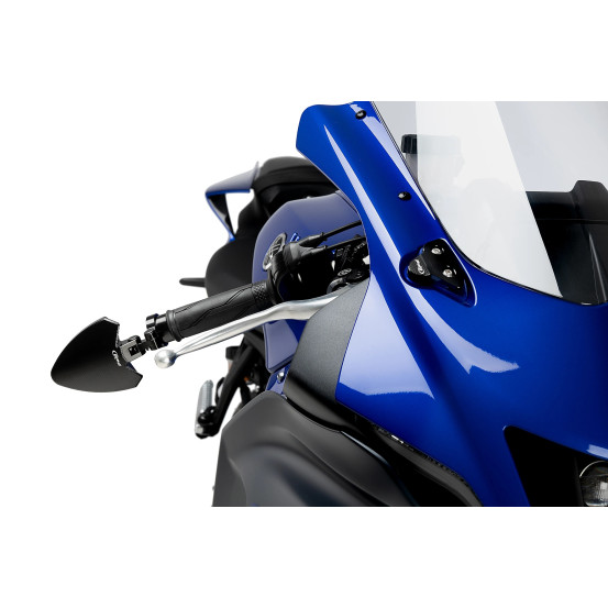 Obturateurs PUIG de rétroviseurs - YAMAHA YZF-R1 2015-2019 - YZF-R6 2017 - YZF-R7 2022-2026 - YZF-R9 2025-2026