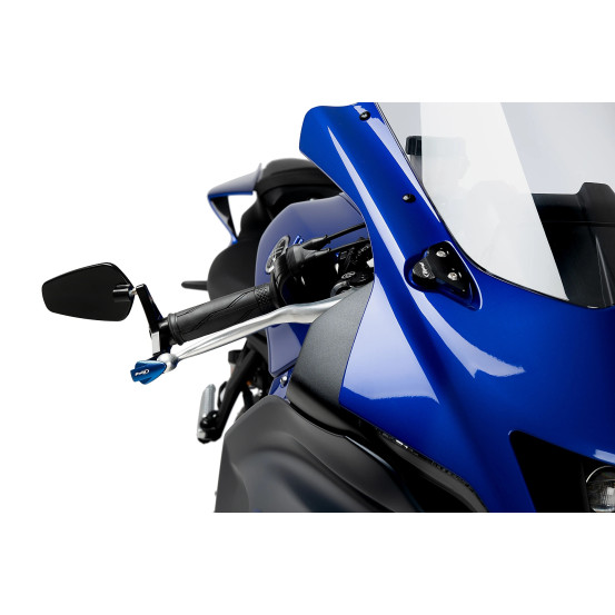 Obturateurs PUIG de rétroviseurs - YAMAHA YZF-R1 2015-2019 - YZF-R6 2017 - YZF-R7 2022-2026 - YZF-R9 2025-2026