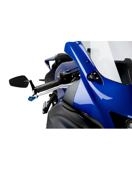 Obturateurs PUIG de rétroviseurs - YAMAHA YZF-R1 2015-2019 - YZF-R6 2017 - YZF-R7 2022-2026 - YZF-R9 2025-2026