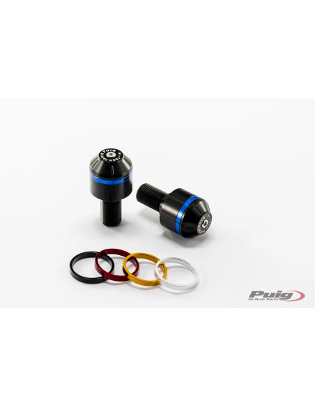 Embouts de guidon PUIG courts avec anneaux M16/150 - MV AGUSTA BRUTALE 675 2012-2017 - BRUTALE 800 2013-2018