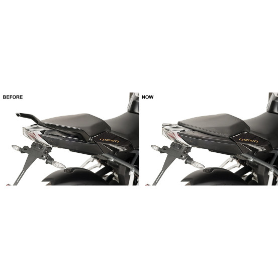 Caches PUIG pour poignées arrières - BMW R1200R / R1200RS 2015-2018 - R1250R 2018-2026 - R1250RS 2019-2026