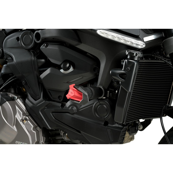 Tampons protection PUIG R19 - DUCATI MONSTER 937 / MONSTER 937 PLUS 2021-2025 - MONSTER 937 SP 2023-2025