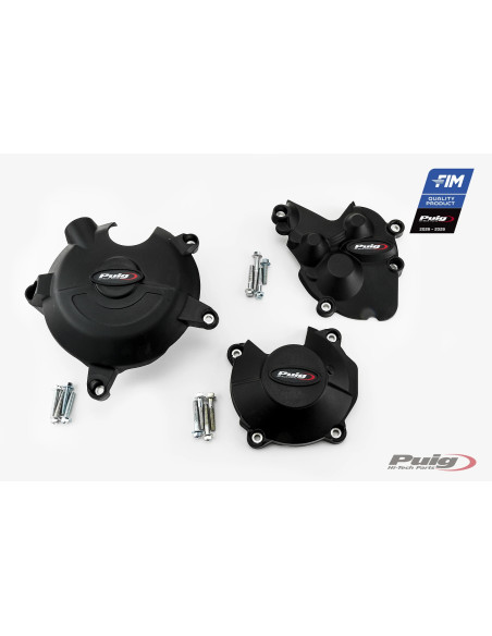 Kit protections de carter moteur PUIG Track - KAWASAKI ZX-6R 636 NINJA 2013-2017 - ZX-6R NINJA 2009-2026