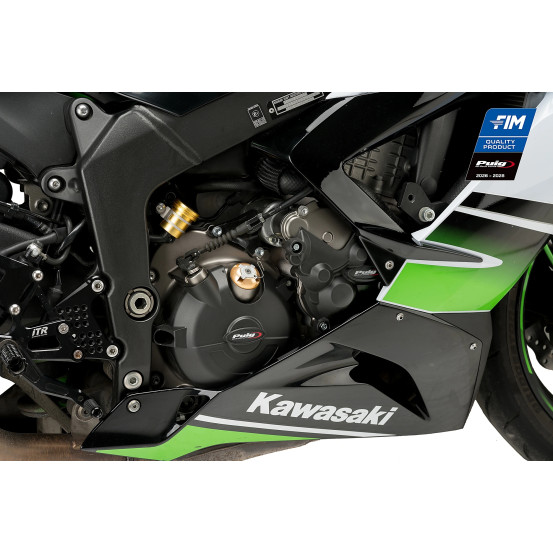 Kit protections de carter moteur PUIG Track - KAWASAKI ZX-6R 636 NINJA 2013-2017 - ZX-6R NINJA 2009-2026