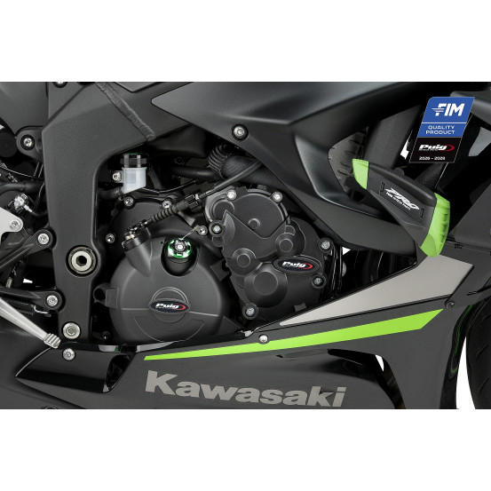 Kit protections de carter moteur PUIG Track - KAWASAKI ZX-6R 636 NINJA 2013-2017 - ZX-6R NINJA 2009-2026